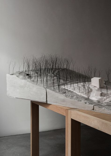 Works – Kolman Boye Architects Architecture Model Trees, Cross Laminated Timber, Maquette Architecture, Bavarian Forest, Site Models, Model Site, Site Model, Baba Jaga, Agricultural Buildings