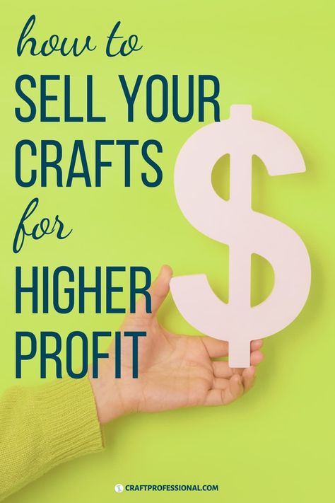 Pricing homemade crafts for profit. Seven ways to increase your prices and boost profits at craft fairs or in your Etsy shop. Pricing Crafts To Sell, Craft Pricing Formula, Pricing Formula, Business Printables, Craft Photography, Craft Pricing, Soap Maker, Smart Ideas, Craft Booth