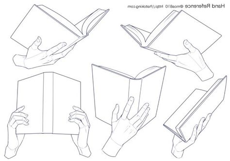 Hand Refs, Hand Drawing Reference, Body Reference Drawing, Hand Reference, Sketches Tutorial, Book Drawing, Hand Sketch, Figure Drawing Reference, Anime Drawings Tutorials