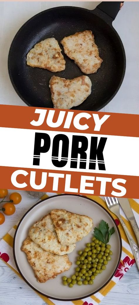 Juicy Pork Cutlets: A Guaranteed Tender and Flavorful Meal Baked Beef Ribs, Pork Cutlet Recipes, Cutlet Recipes, Baked Pork Ribs, Homemade Ketchup Recipes, Best Pizza Dough Recipe, Pork Cutlet, Homemade Chicken Nuggets, Beer Cheese Soups