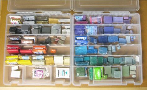 Polymer clay storage Polymer Clay Storage Ideas, Clay Storage Ideas, Polymer Clay Storage, Clay Storage, Paint Inspo, Clay Supplies, Witch Shop, Witchy Crafts, Artist House