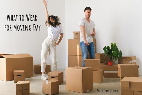 What to Wear for Moving Day Moving Day Outfit, House Movers, Moving Cross Country, Best Movers, Packers And Movers, Moving Day, Moving Company, Moving House, Day Outfit