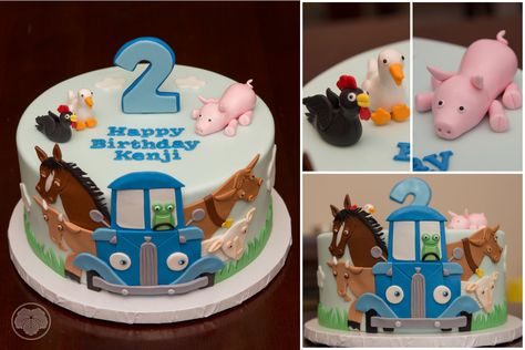 Little Blue Truck cake. Little Blue Truck Birthday Cake, Little Blue Truck Cake, Blue Truck Cake, Little Blue Truck Birthday Party, Truck Birthday Cakes, Boys First Birthday Cake, Little Blue Truck, Truck Cake, Farm Themed Birthday Party