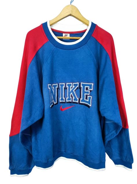 ponderrosavintage - Etsy UK Buzz Rickson, Valentino Shirt, Dark Blue Shirt, Nike Crewneck, 90s Nike, Vintage Reebok, Nike Sweatshirt, Nike Swoosh, Ski Wear