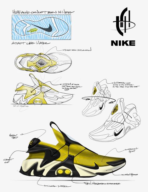 Nike Adapt Huarache: 5 Things to Know & Official Raffle Sign Up Nike Adapt, Sneakers Sketch, Futuristic Shoes, Ananya Pandey, Concept Sketches, Shoe Sketches, Diy Sneakers, Tinker Hatfield, Nike Shoe