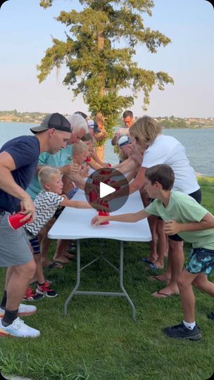 895K views · 37K reactions | This was a cup above all other games 🤣🥤 (see what I did there?). Play this next time you’re with a group of people! Thanks @agirlandagluegun for the inspo! Our family had a blast! | Sarah Molitor + Tim + Our 7 Kids • Family Life | modernfarmhousefamily · Original audio Outdoor Games For Large Groups, Cups Games For Adults, Games For Big Groups, Advisory Activities, Large Group Games, Group Games For Kids, Reunion Games, Family Reunion Games, Big Group