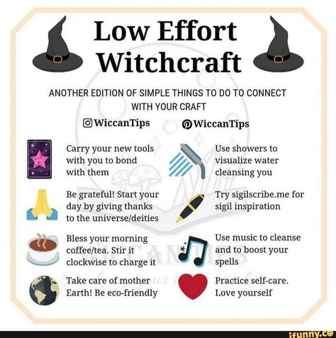 low effort witchcraft Witchcraft Spells For Beginners, Spells For Beginners, Wiccan Magic, Witch Spirituality, Magic Spell Book, Wiccan Witch, Magick Spells, Eclectic Witch, Wiccan Spell Book