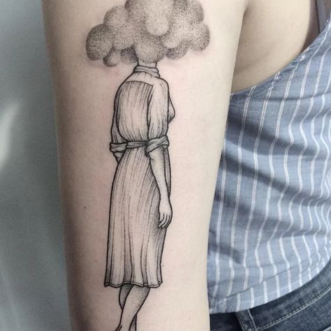 Anniversary Tattoo, Abstract Tattoo Ideas, Abstract Tattoos, Russian Tattoo, Small Shoulder Tattoos, Anklet Tattoos, Planet Tattoos, Cloud Tattoo, Black Girls With Tattoos