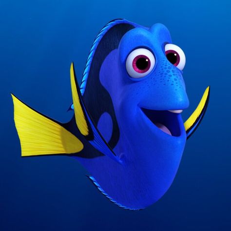 Finding Dory Aesthetic, Blue Characters Disney, Dory Aesthetic, Hear Me Out Women, Dori Fish, Dory From Finding Nemo, Dory Drawing, Disney Characters Png, Nemo And Dory