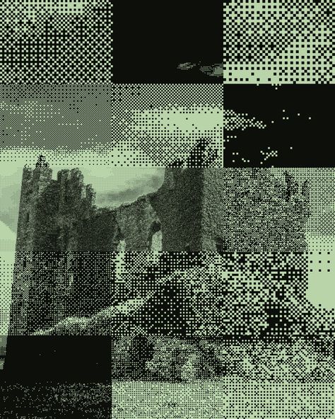 it's a dither! surprise suprise!! --- #p5js #creativecoding #dithering Dithering Pixel Art, P5js Art, Bitmap Design, Coding Art, Pixel Poster, Goodbye World, City Branding, Zine Design, Digital Imaging