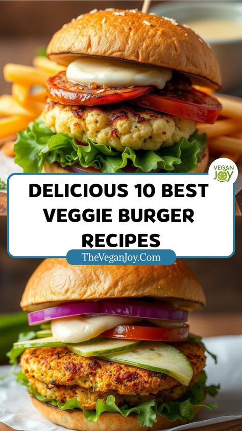 Guilt-free indulgence: 10 veggie burgers that taste like heaven Dr Praegers Veggie Burger, Veggie Burger Patty, Guys Burgers Recipe, Homemade Veggie Burger, Veggie Burger Recipes, Tempeh Burger, Vege Burgers, Vegetarian Burger Recipe, Quinoa Veggie Burger