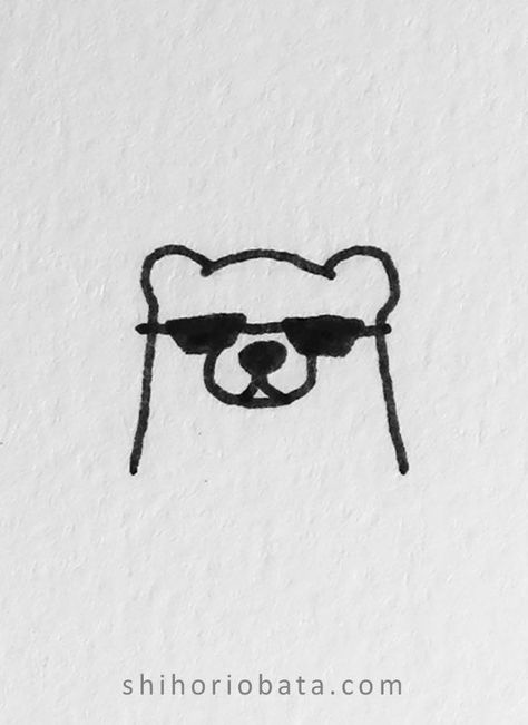 Bear Drawing, A Drawing, Drawing Ideas, Black And White, Drawings, White, Black, Design, Art