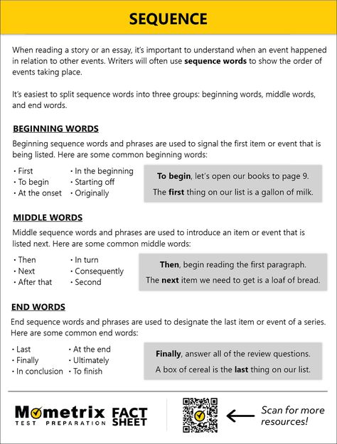 Wedding Sequence Of Events, Teaching Sequence Of Events, Sequence Text Structure, Sequence Writing Second Grade, Sequencing Words, Bells Palsy, Teaching Creative Writing, Linking Words, Study English Language