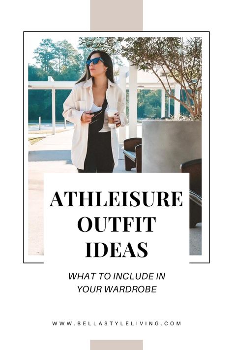 Athleisure capsule wardrobe ideas to incorporate into your next outfit. Trendy Athleisure Outfits, Athleisure Outfit Ideas, Capsule Wardrobe Ideas, Athleisure Lifestyle, Chic Athleisure Outfits, Athleisure Capsule Wardrobe, Athleisure Capsule, Athleisure Inspiration, Chic Athleisure