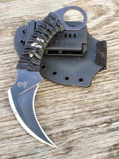 Small Knife Design, Angel Fire, Self Defense Tools, Diy Knife, Handcrafted Knife, Fu Dog, Karambit Knife, Knife Collection, Tool Steel