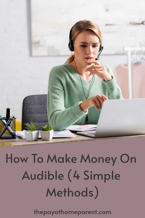 If you're looking to earn some extra cash, Audible could be a great platform for you. However, it's not just a side hustle - if used correctly, it has the potential to bring in a substantial amount of money. With Audible, there are many opportunities to monetize your skills and interests by creating audiobooks or narrating existing ones. By putting in the effort and utilizing all of the platform's features, you can turn your passion for storytelling into a profitable venture. I Need Money Now, Living Frugal, Dream Jobs, Small Business Strategy, Free Stuff By Mail, Virtual Assistant Business, Mom Jobs, Get Free Stuff, Side Gigs