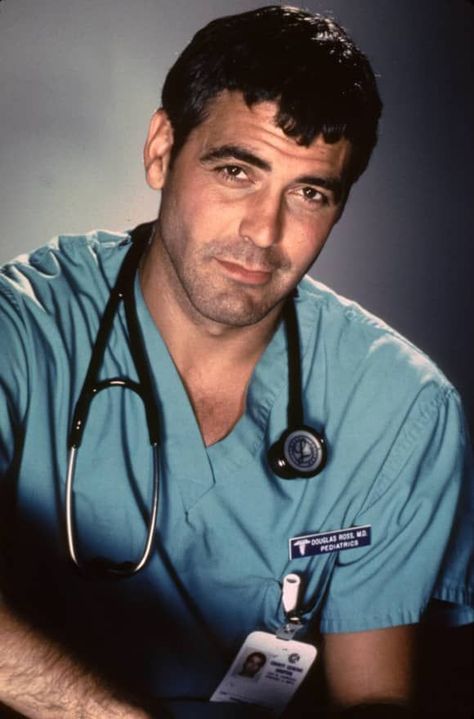 George Clooney in 'Emergency Room' #AllVipp #GeorgeClooney #Actor #Actors #Celebrity #Celebrities #MovieStars #Movies George Clooney 90s, George Clooney Er, Mars In Leo, Er Tv Show, Iconic Tv Shows, Bells Palsy, Dropping Out Of College, Classic Tv Shows, Adventure Film