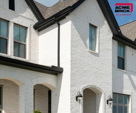 Acme Brick Company’s Instagram profile post: “Is white the new red? This brick blend has been one of our most popular in 2020! For more details on the most trendy brick colors visit our…” Frostwood Acme Brick, White Bluff Acme Brick, Acme Brick Company, Acme Brick, Brick Exterior, Red Brick House, Brick Exterior House, Brick Colors, House Exteriors