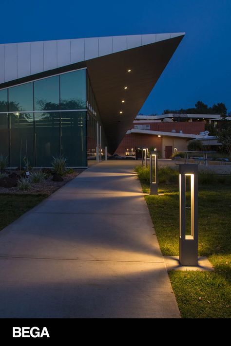 Campus Landscape, Park Lighting, Campus Activities, Walkway Lighting, Architectural Lighting Design, Led Street Lights, Pool Lights, Recessed Wall, Light Building