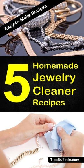 Find out how to clean your jewelry at home with 5 easy-to-make jewelry cleaner recipes. Simple yet powerful DIY jewelery cleaning solutions for silver, gold, diamond, and pearls. Ideal make your rings, earrings and chains shine again.#jewelry #cleaning #silvercleaning #goldcleaning Homemade Jewelry Cleaner, Jewelry Cleaner Diy, Homemade Toilet Cleaner, Cleaning Painted Walls, Clean Gold Jewelry, Cleaner Recipes, Jewelry Cleaning, Recipes Simple, Fashion Organization