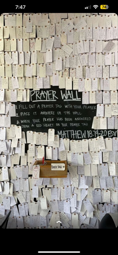 Christian Booth Ideas, Prayer Corner Classroom, High School Ministry Room, Classroom Collage Wall, Prayers And Praises Wall, Prayer Board Ideas Aesthetic Black, Classroom Prayer Wall, Biblical Bulletin Board Ideas, Teen Classroom Decor Church