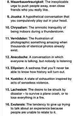 Emotions People Feel, but Can't Explain. (Cont'd.) Words Cant Describe How I Feel About You, Why Cant I Feel Emotions, Words For Feelings You Cant Explain, 23 Emotions People Feel But Can't Explain, Emotions That People Cant Explain, Emotions People Feel But Can't Explain, Indescribable Feelings, Haha Meme, Health Notes