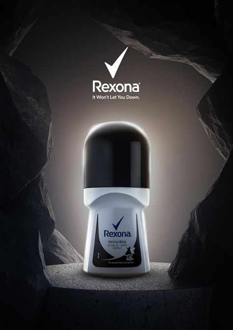 Rexona Deodorant :: Behance Product Photography Deodorant, Deodorant Advertising, Product Poster Design Ideas, Deodorant Photography, Deodorant Design, Product Post Design, Poster Product Design, Product Design Poster, Product Poster Design