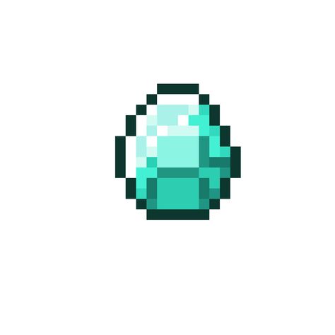 A Diamond from Minecraft. Pixel Minecraft Art, Minecraft Skins Panda, Diamonds Minecraft, Minecraft Tattoo, Minecraft Items, Minecraft Fabric, Minecraft P, Minecraft Diamond, Minecraft Stickers