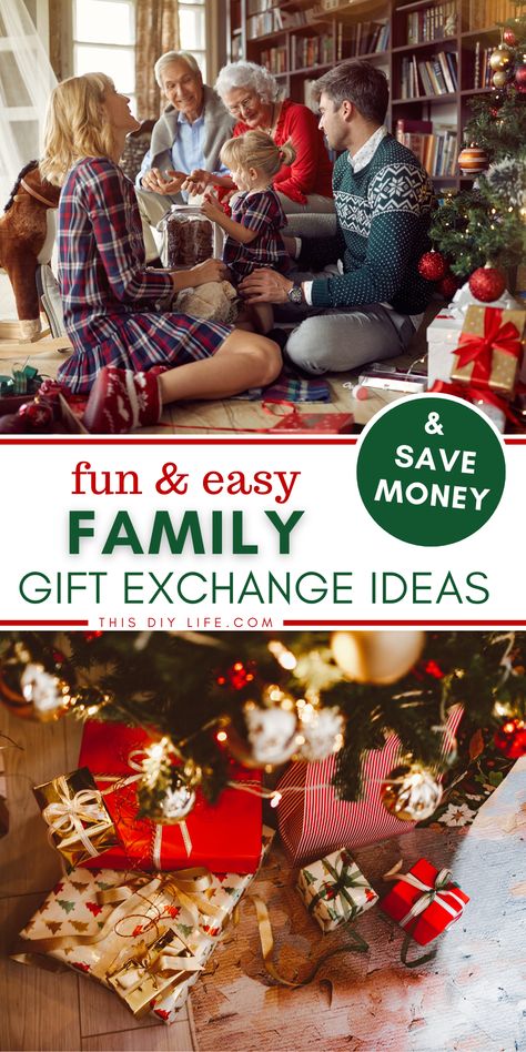 Be sure to start the conversation early! How will your family exchange gifts this year? It can be hard to save money at Christmas when your list of family members to buy for is long. We have got some fun family gift exchange ideas that we have tried over the years that have helped us show we love our family, but not blow our budget. These methods of sharing are simple and fun and save money - while still being so thoughtful. Family Gift Exchange Ideas, Brownies In A Jar, Gift Exchange Ideas, Family Gift Exchange, Chinese Christmas, Budget Birthday, Dollar Store Christmas Crafts, Christmas Gift Exchange, Crafty Christmas