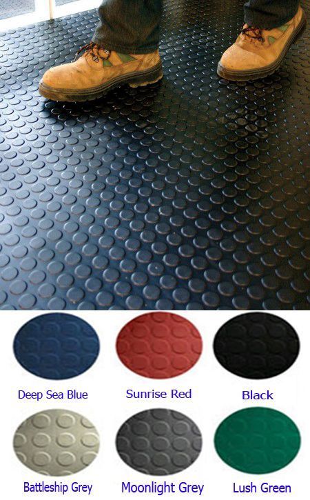 Rubber Garage Flooring, Garage Flooring Options, Rolled Rubber Flooring, Garage Boden, Garage Floor Paint, Garage Floor Tiles, Porch Floor, Painted Front Porches, Painting Concrete Porch