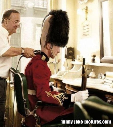 Funny British Royal Guard Soldier Barber Haircut Picture http://ibeebz.com Funny Commercial Ads, Funny P, Funny Commercials, Commercial Ads, Publicidad Creativa, Funny Ads, Guerilla Marketing, 웃긴 사진, Funny Prints