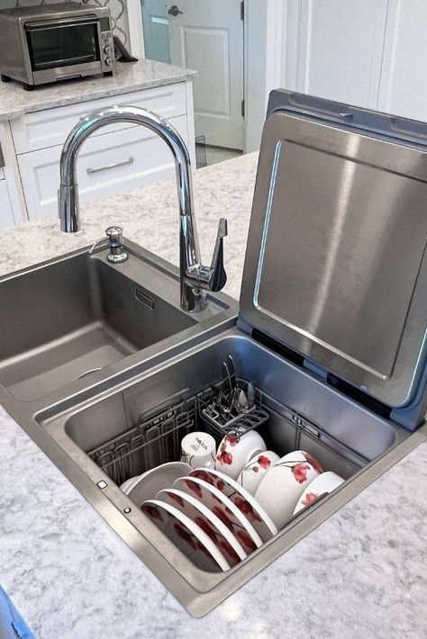 Upgrade your kitchen routine and save time for what matters most!🫧

📸 via Instagram: @ fotile_america

Tap to explore Fotile's 2-in-1 In-Sink Dishwasher! Sink And Dishwasher, Sink Dishwasher, Top Kitchen Trends, Small Dishwasher, Countertop Dishwasher, House Essentials, Countertop Design, Living Water, Kitchen Trends