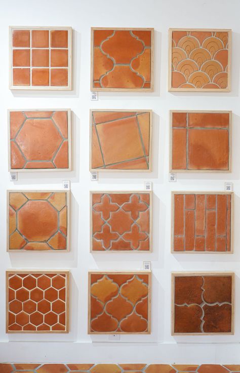 Spanish Style Tile, Clay Imports, Hacienda Style Homes, Saltillo Tile, Pattern Tiles, Terracotta Floor, Mexican Home, Spanish Style Home, Mexican Tile