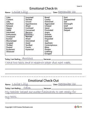 emotional check-in/check-out sheets. (Please "like" me on facebook- www.facebook.com/theinspiredcounselor) Communication Cards, Counseling Worksheets, Fetal Alcohol, Individual Counseling, Behavior Interventions, School Social Work, Therapeutic Activities, Counseling Activities, Child Therapy