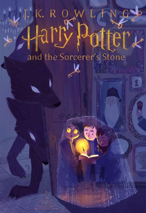 Anna Daviscourt (she/her) on Behance Anna Daviscourt, Childrens Book Cover, رسم كاريكاتير, Harry Potter Illustrations, 동화 삽화, Harry Potter Illustration, Harry Potter Artwork, The Sorcerer's Stone, Book Cover Illustration