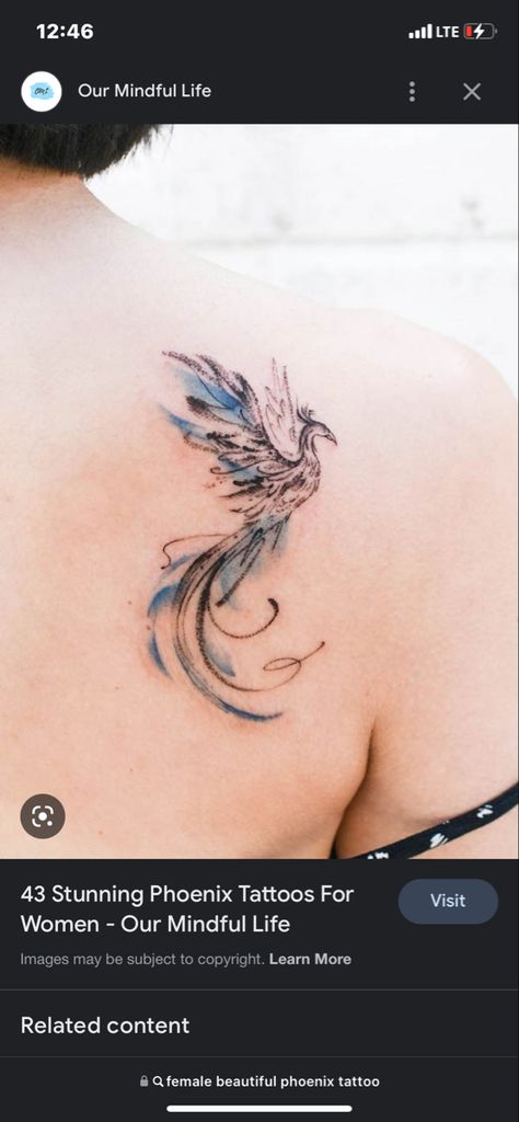 Feminine Tattoos Shoulder, Tattoo Behind The Ear, Tattoos Shoulder, Phoenix Tattoo, Feminine Tattoos, The Ear, Shoulder Tattoo, Life Images, Tattoos For Women