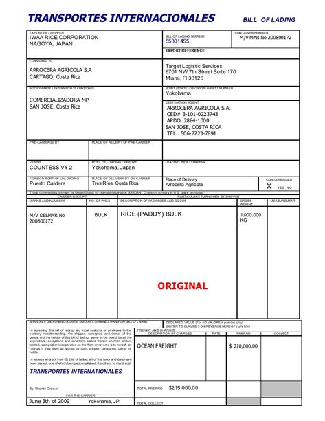 Bill of Lading (BL) Invoice Format In Excel, Sample Resume Format, Accounting Process, Invoice Format, Banishing Spell, Bill Of Lading, Freight Forwarder, Receipt Template, Resume Format