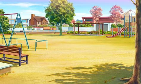 Gacha Life Park Background, Gacha Playground Background, Anime Playground Background, Gacha Park Background, Playground Drawing, Gacha Background, Castle Background, Happy Hat, Episode Backgrounds