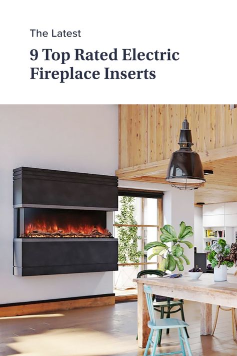 Love that you have hundreds of electric fireplaces to choose from but feeling overwhelmed? These top-rated electric fireplace inserts will help you narrow it down. Steel Fireplace Surround, Fireplace Ambiance, Unique Fireplaces, Electric Fireplace Inserts, Best Fireplace, Steel Fireplace, Modern Flames, Electric Fireplaces, Electric Fireplace Insert