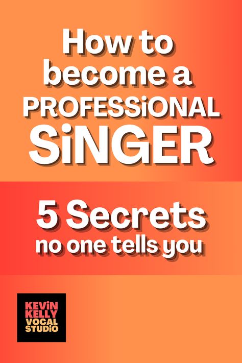 I'm sharing the five BIGGEST secrets that no one tells you when you're starting a singing career. Singing Career, Professions, Singers, Orlando, The Secret, Career, Singing, How To Become, Music