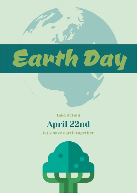 Draw in your audience with this attention-grabbing Posters template. Earth Day Poster, Online Poster Maker, Email Header, Earth Day Posters, Future Earth, Environmental Movement, Header Design, Together Lets, Online Posters