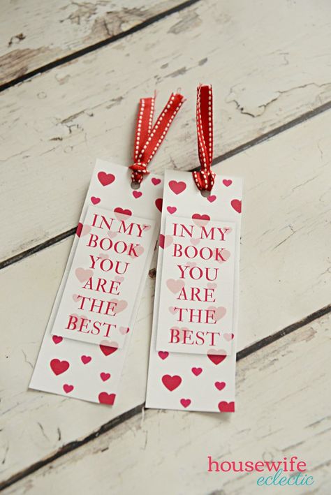 Bookmark Valentine with Free Printable Book Valentines Card, Valentine Watercolor Bookmarks, Printable Valentine Bookmarks, Holiday Bookmarks, Book Wrapping, Free Printable Valentines Cards, Valentines Bookmarks, Library Crafts, Monster Valentines