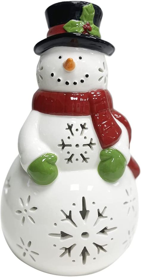 Christmas Decorations For Bedroom, Decorations For Bedroom, Ceramic Snowman, Bedroom Unique, Snowman Christmas Decorations, Tree Stands, Unique Gifts For Mom, Christmas Decorations Bedroom, Snowman Decorations