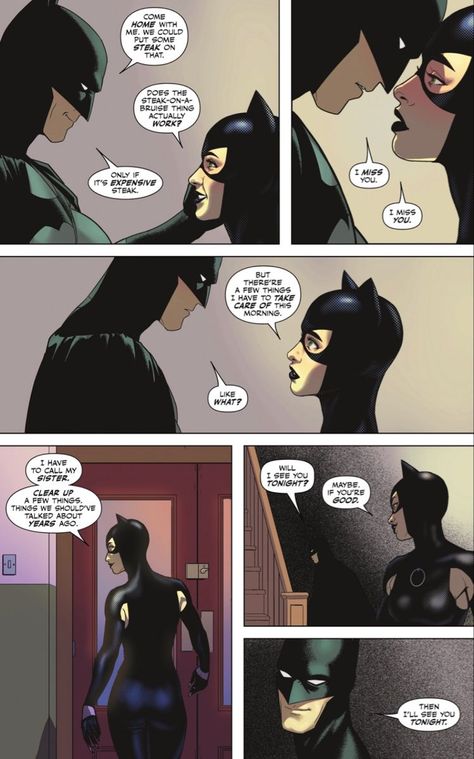 Batman X Catwoman, Bruce Selina, Bat And Cat, The Bat And The Cat, Bat And The Cat, Bruce And Selina, Catwoman Comic, Batman Catwoman, Bat Cat