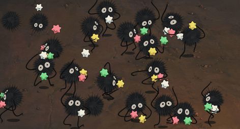 Art Studio Ghibli, Personajes Studio Ghibli, Studio Ghibli Background, Wallpaper Macbook, Wallpapers Ipad, Soot Sprites, Cute Laptop Wallpaper, Ghibli Artwork, Desktop Wallpaper Art