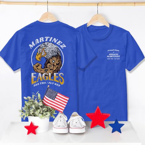 322 Eagles Air Force Basic Training Graduation T-Shirt - tap to personalize and get yours #TShirt #air #force #graduation, #basic #training Air Force Bmt, Basic Training Graduation, Air Force Basic Training, Air Force Graduation, Eagles Mascot, Air Force Families, Best Graduation Gifts, Air Force Mom, Basic Training