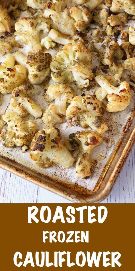 Cauliflower Frozen Recipes, What To Do With Frozen Cauliflower, Roasted Frozen Cauliflower, Frozen Cauliflower Recipes, Frozen Cauliflower, Cauliflower Steaks, Xmas Dinner, Healthy Food Blogs, Mashed Cauliflower