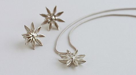 Star Anise Necklace & Earrings Romantic Jewelry, Romantic Jewellery, Sparkly Things, Razzle Dazzle, Star Anise, All That Glitters, Necklace Earrings, A Woman, Sparkle