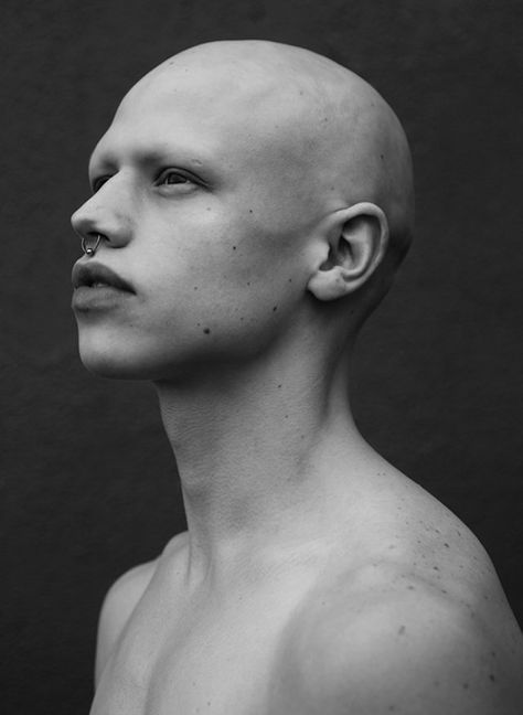 Bald Person, Human Body Model, Black Skull Tattoo, Body Template, Face Study, Portrait Photography Men, Bald Man, Bald Men, Body Reference Poses