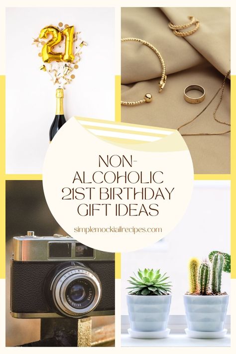 Finding non-alcoholic 21st birthday gift ideas that won’t disappoint is difficult because turning 21 is a significant life milestone. | 21st Birthday Gifts | 21st Birthday Gifs for Guys | 21st Birthday Gift Baskets for Her | 21st Birthday Gifts for Best Friends 21st Birthday Gifts For Guys Non Alcoholic, Non Alcoholic 21st Birthday Gifts, 21st Birthday Ideas Without Alcohol, Fun 21st Birthday Gifts, Christian 21st Birthday Ideas, 21st Gift Ideas For Guys, 21st Birthday Gifts Non Alcoholic, 21st Birthday Ideas For Guys Non Alcohol, Non Alcoholic 21st Birthday Party Ideas